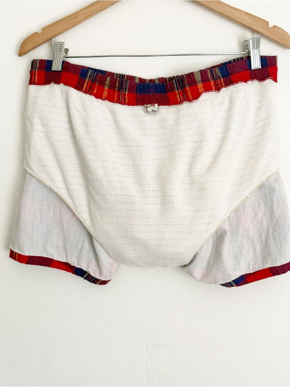 Vintage 1950s Plaid Swim Trunk Shorts McGregor Sportswear Americana Size 38